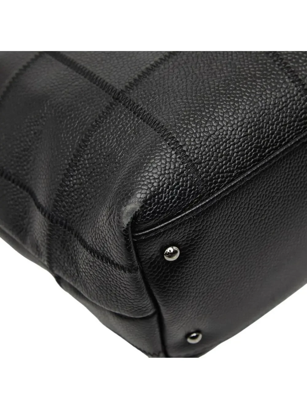 Chanel Square Stitch Tote Caviar Medium #245556C14B